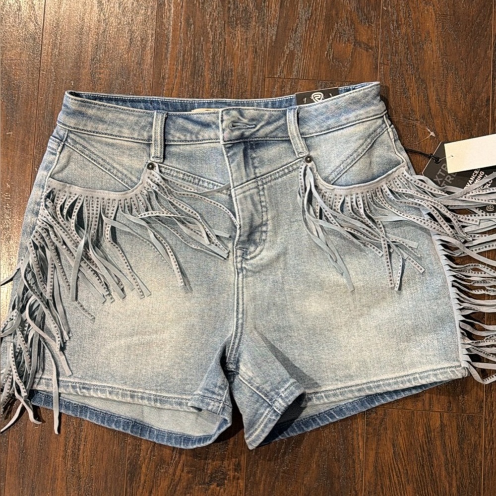 Vintage Fringe Denim Shorts